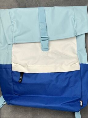 IKEA Starttid Laptop Backpack
Blue Extendable Bag Travel Student Hiking Gym Pack